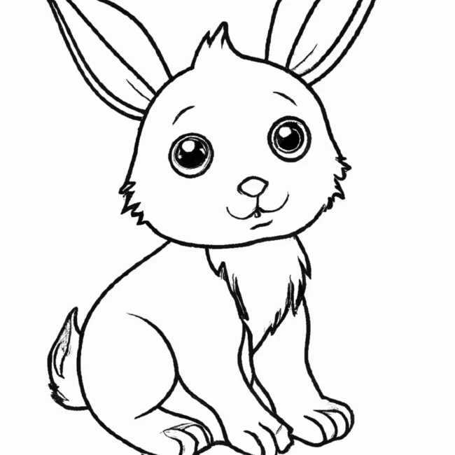 desenhos filhote coelho imprimir colorir gratis 13
