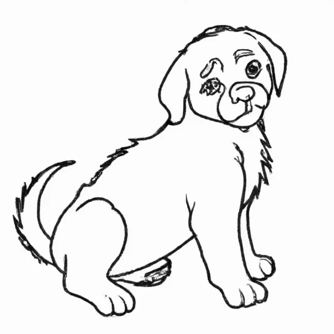 desenhos filhote cachorro imprimir colorir gratis 3
