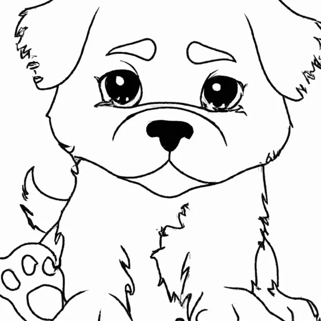desenhos filhote cachorro imprimir colorir gratis 6