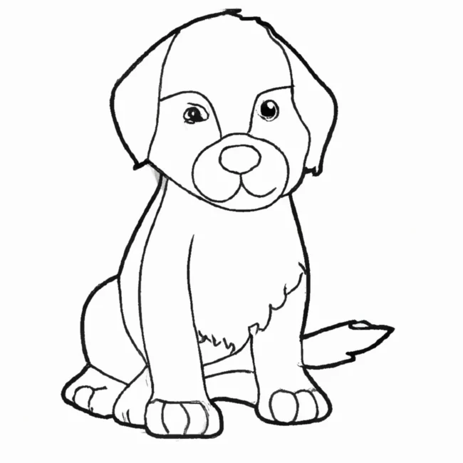 desenhos filhote cachorro imprimir colorir gratis 7