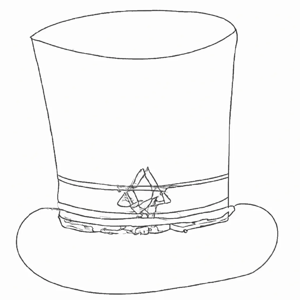 desenhos chapeu judeu imprimir colorir gratis 9