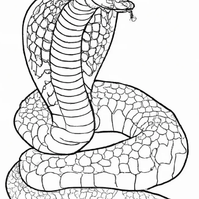 desenhos cobra titanoboa imprimir colorir gratis 6