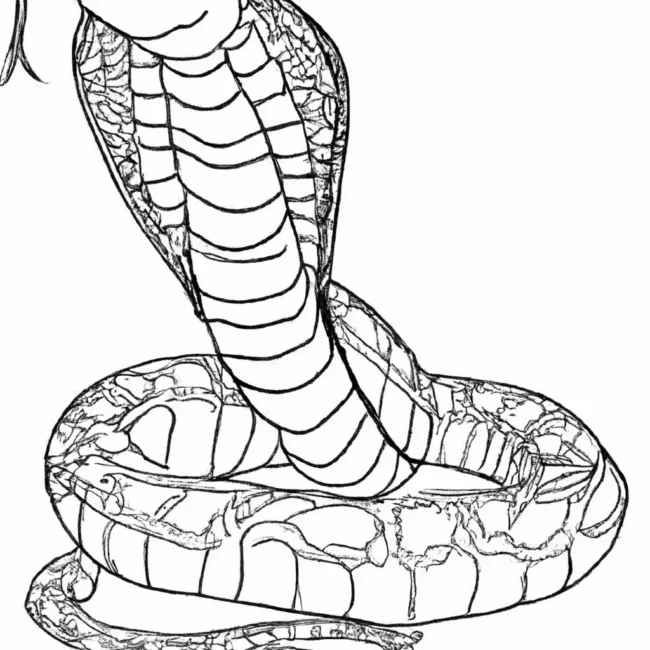 desenhos cobra titanoboa imprimir colorir gratis 9