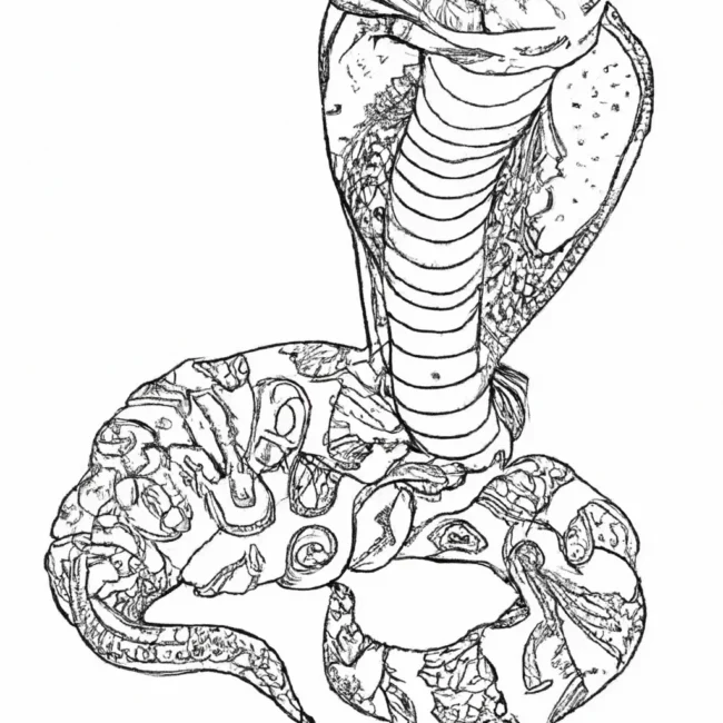 desenhos cobra titanoboa imprimir colorir gratis 10