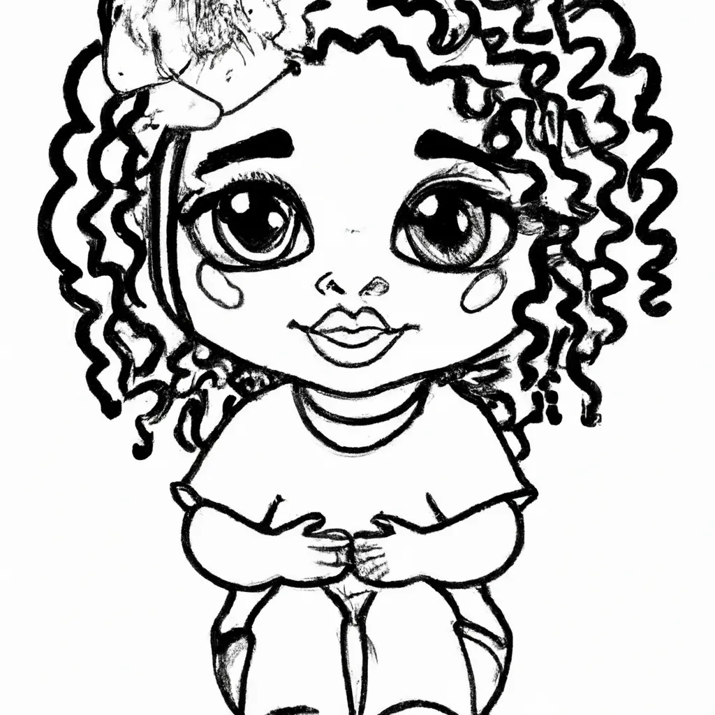 desenhos crianca morena imprimir colorir gratis 10