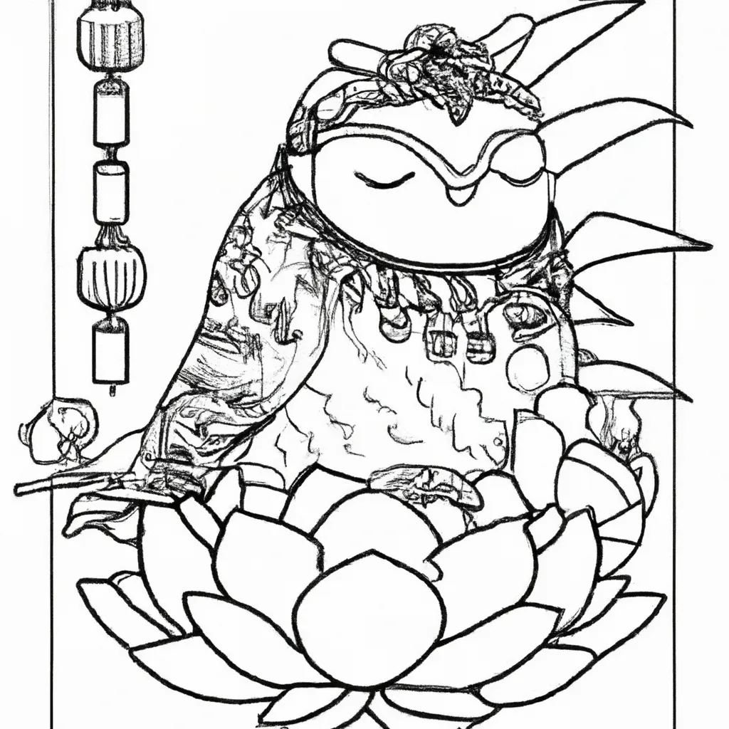 desenhos cultura chinesa imprimir colorir gratis