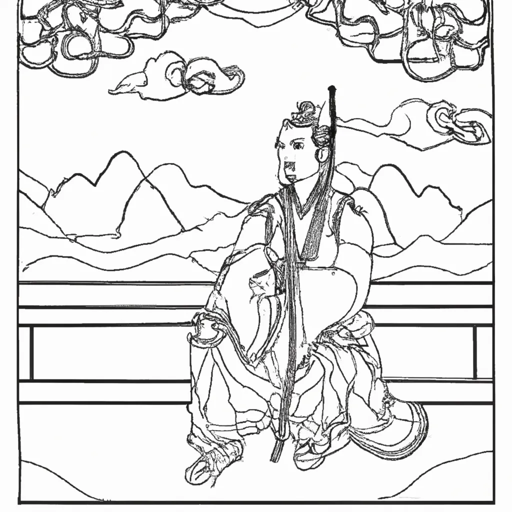 desenhos cultura chinesa imprimir colorir gratis 6