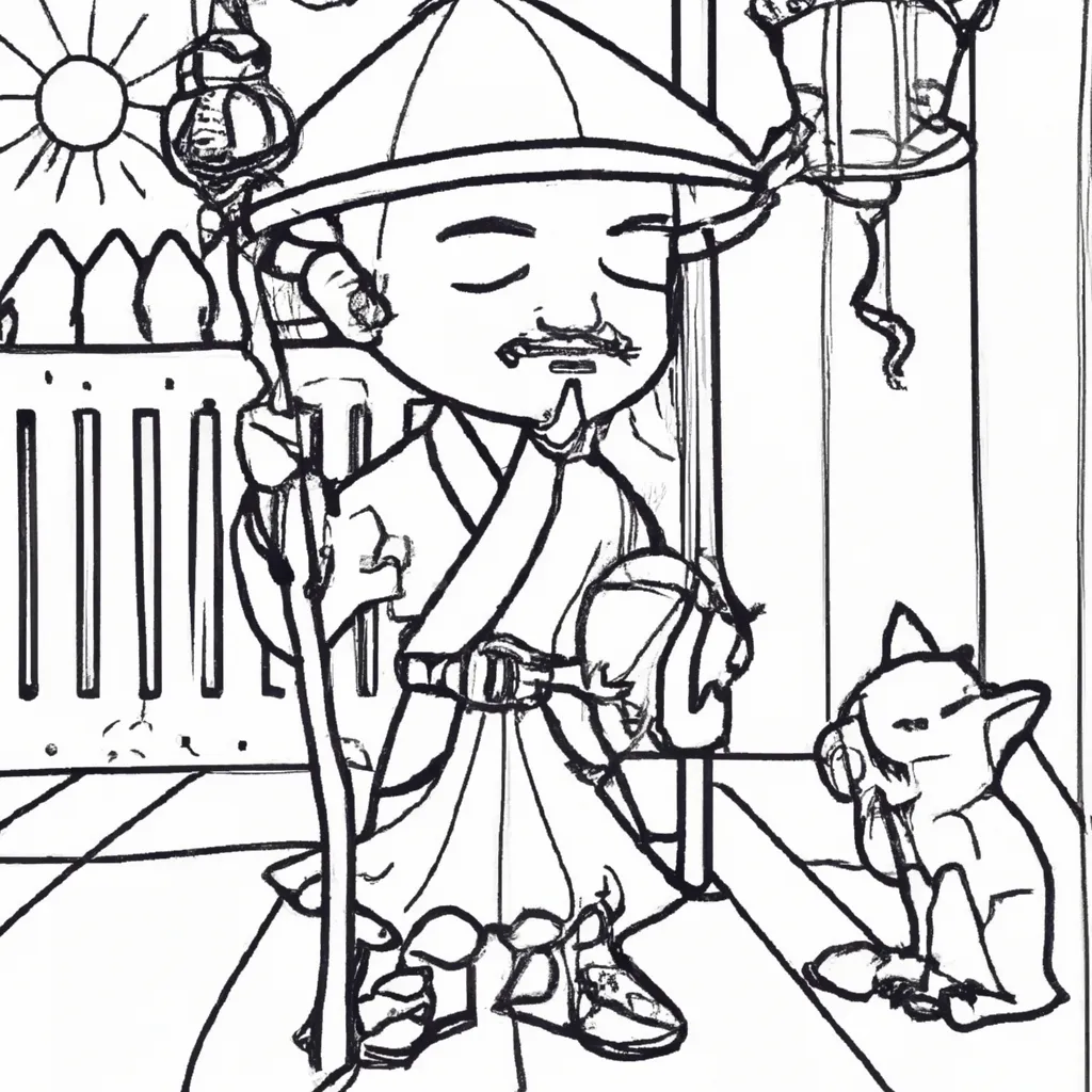 desenhos cultura chinesa imprimir colorir gratis 8