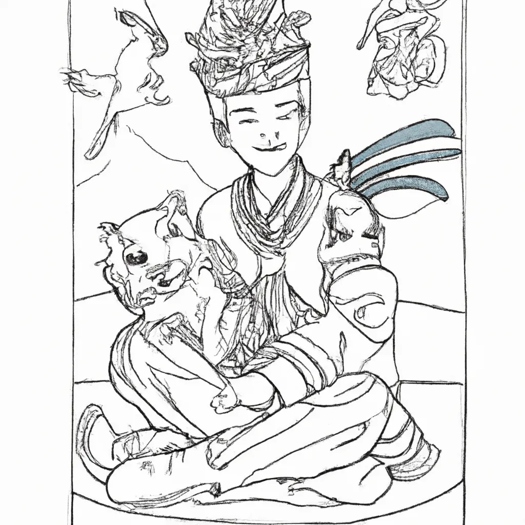 desenhos cultura chinesa imprimir colorir gratis 12