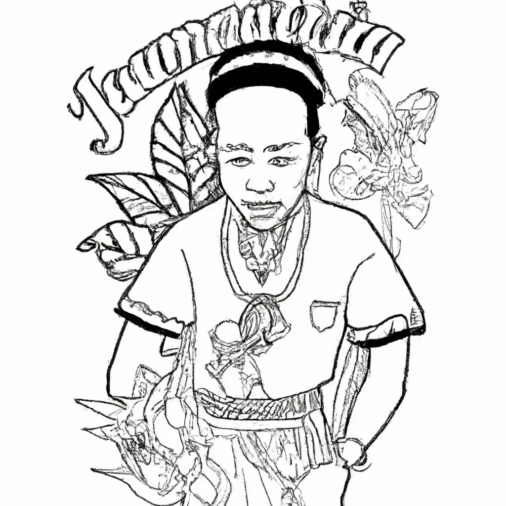 desenhos cultura jamaicana imprimir colorir gratis