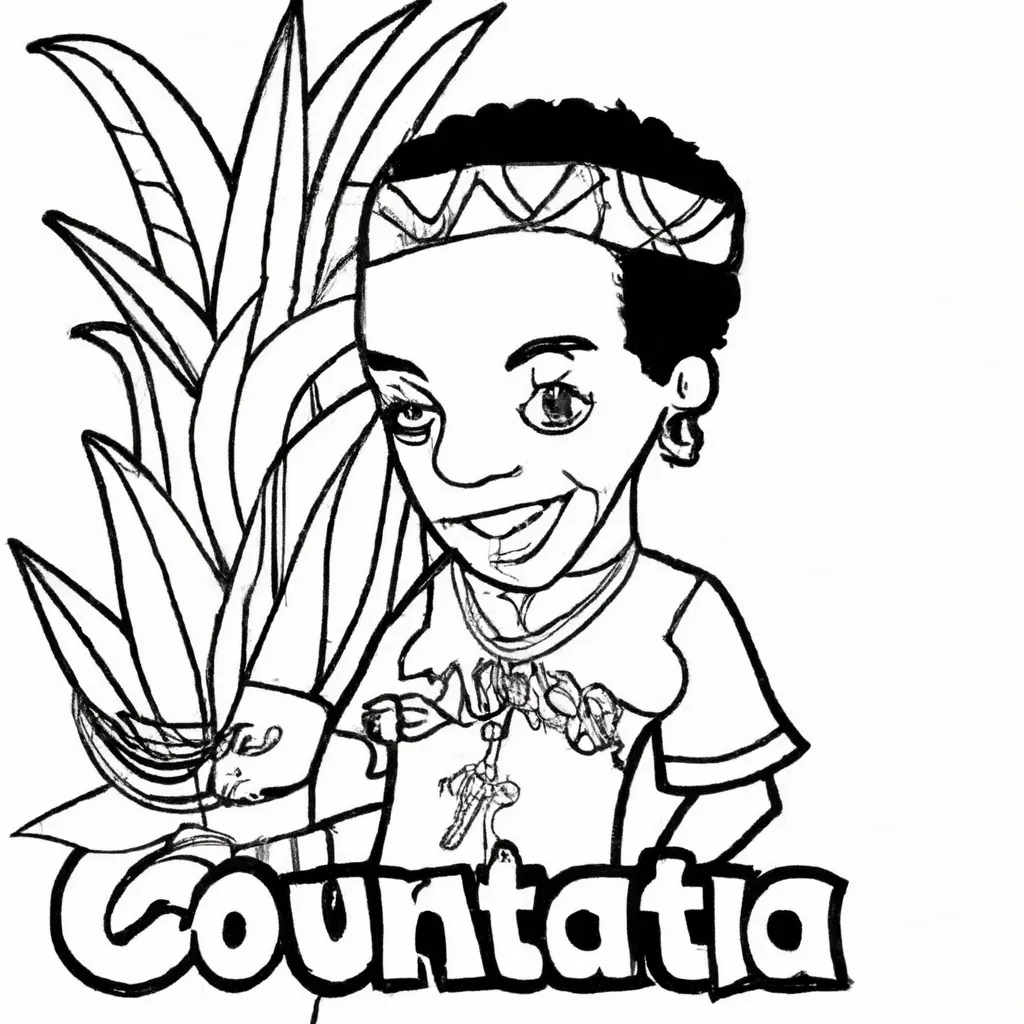 desenhos cultura jamaicana imprimir colorir gratis 5