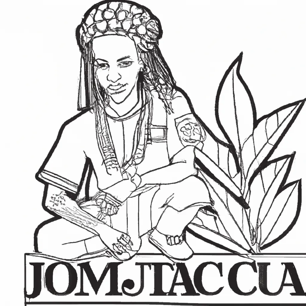 desenhos cultura jamaicana imprimir colorir gratis 9