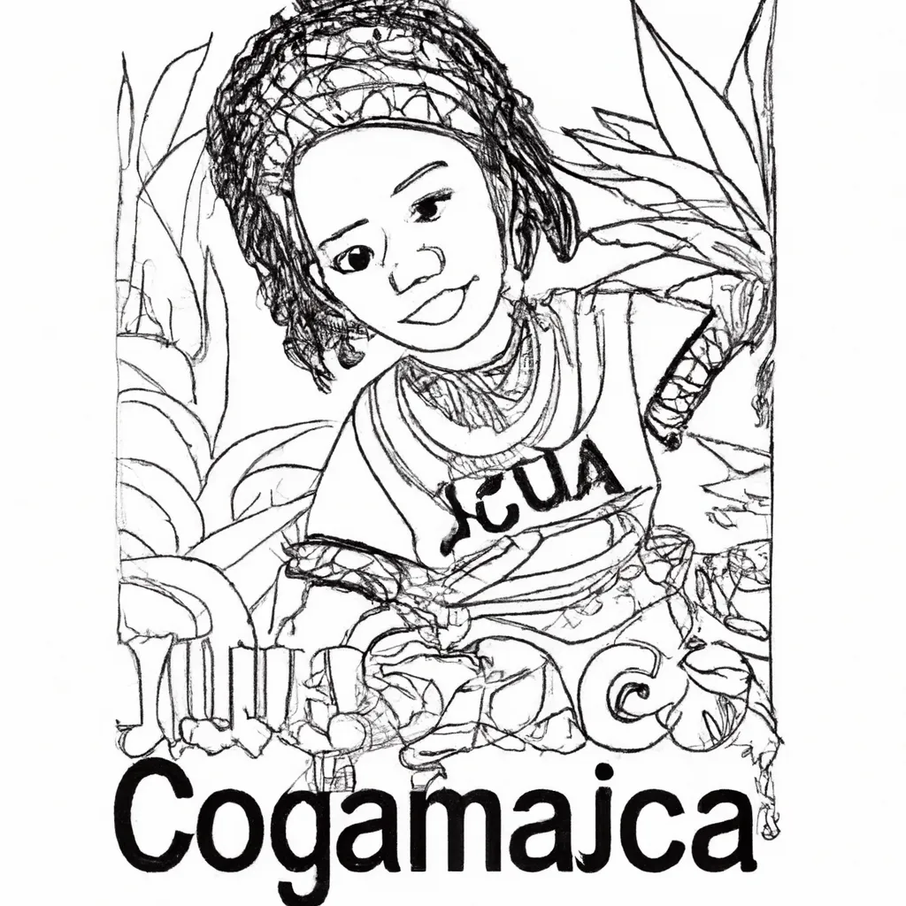 desenhos cultura jamaicana imprimir colorir gratis 13