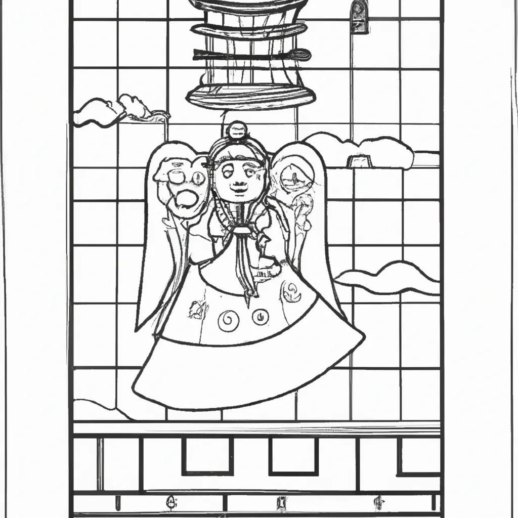desenhos cultura coreana imprimir colorir gratis 4