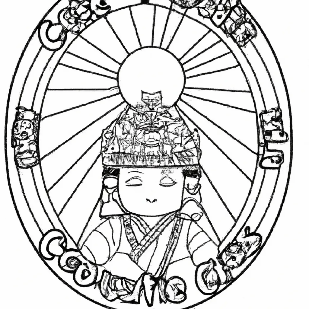 desenhos cultura coreana imprimir colorir gratis 11