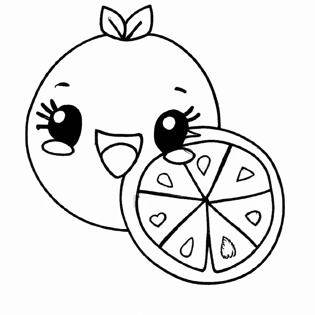 desenhos laranja kawaii imprimir colorir gratis desenhos laranja kawaii imprimir colorir gratis