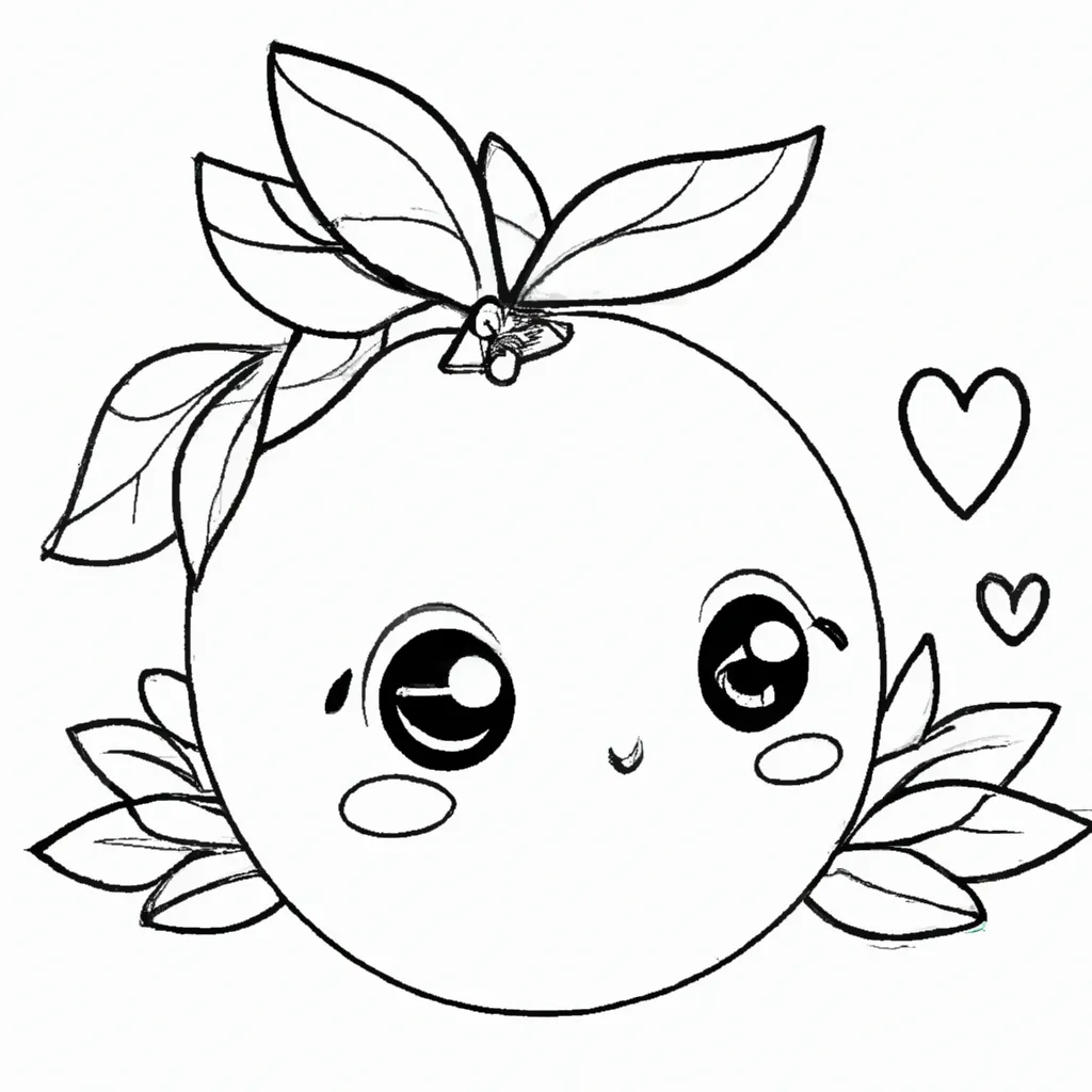 desenhos laranja kawaii imprimir colorir gratis 2 desenhos laranja kawaii imprimir colorir gratis 2