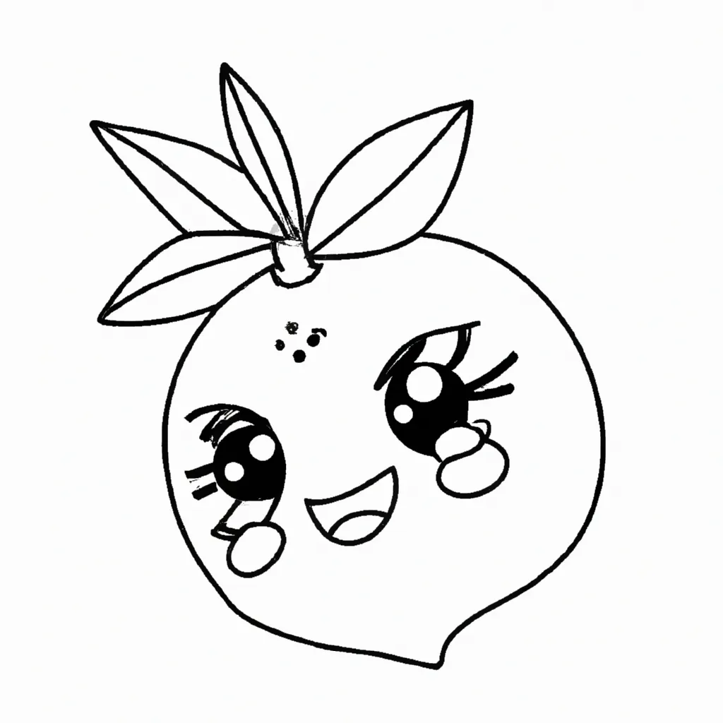desenhos laranja kawaii imprimir colorir gratis 5 desenhos laranja kawaii imprimir colorir gratis 5