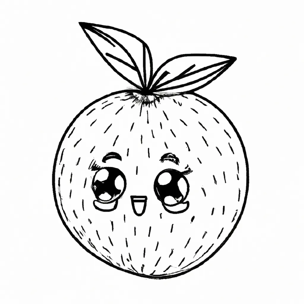 desenhos laranja kawaii imprimir colorir gratis 6 desenhos laranja kawaii imprimir colorir gratis 6