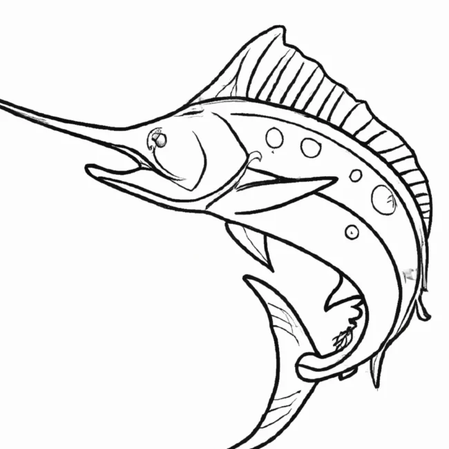 desenhos peixe marlin imprimir colorir gratis 2