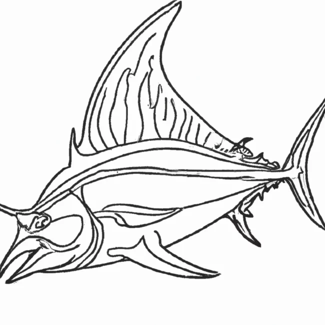 desenhos peixe marlin imprimir colorir gratis 4