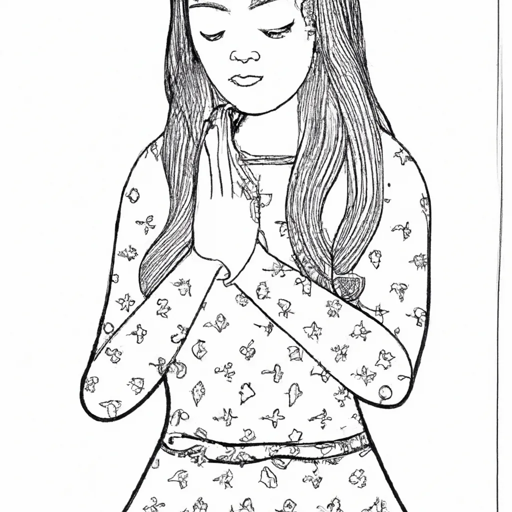 desenhos mulheres orando imprimir colorir gratis 10