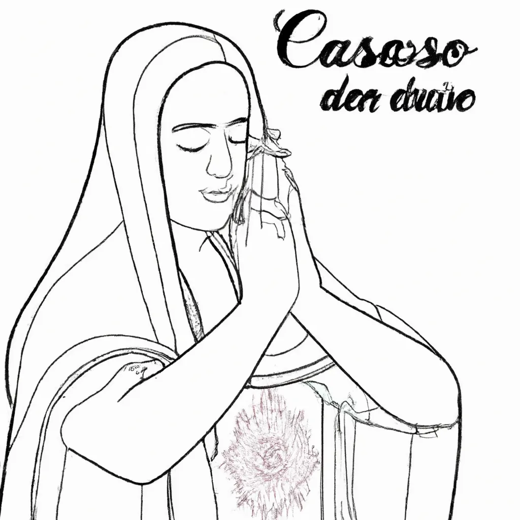 desenhos mulheres orando imprimir colorir gratis 12