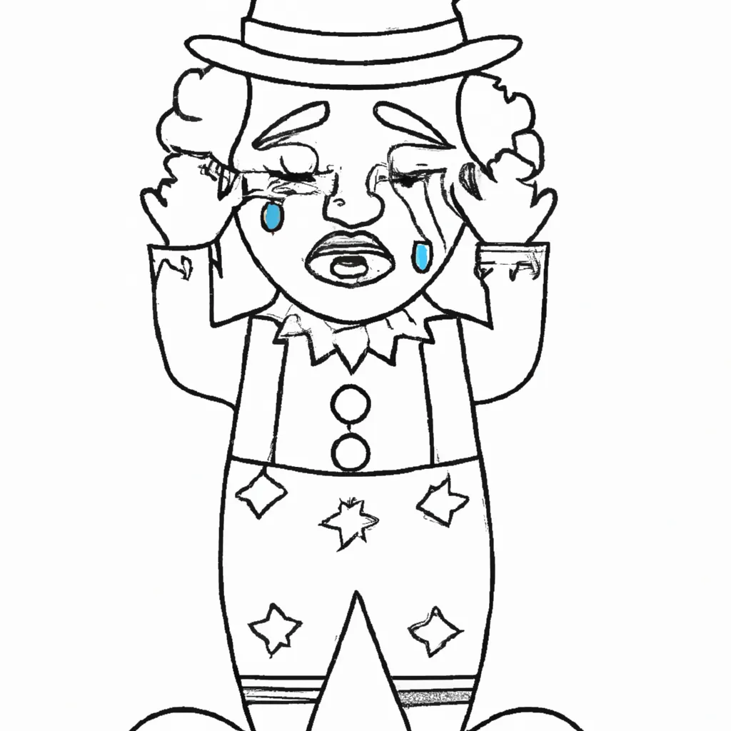 desenhos palhaca chorando imprimir colorir gratis 7