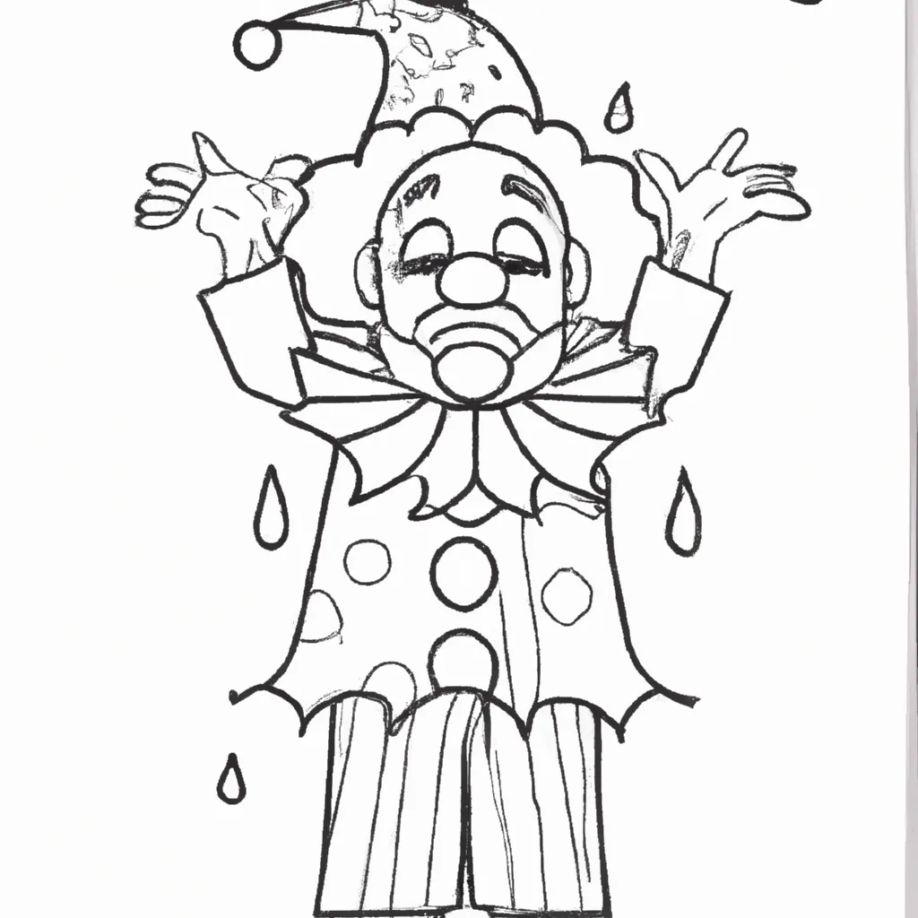 desenhos palhaca chorando imprimir colorir gratis 8