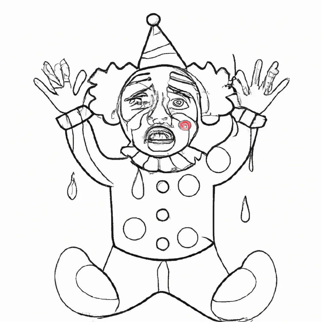 desenhos palhaca chorando imprimir colorir gratis 10
