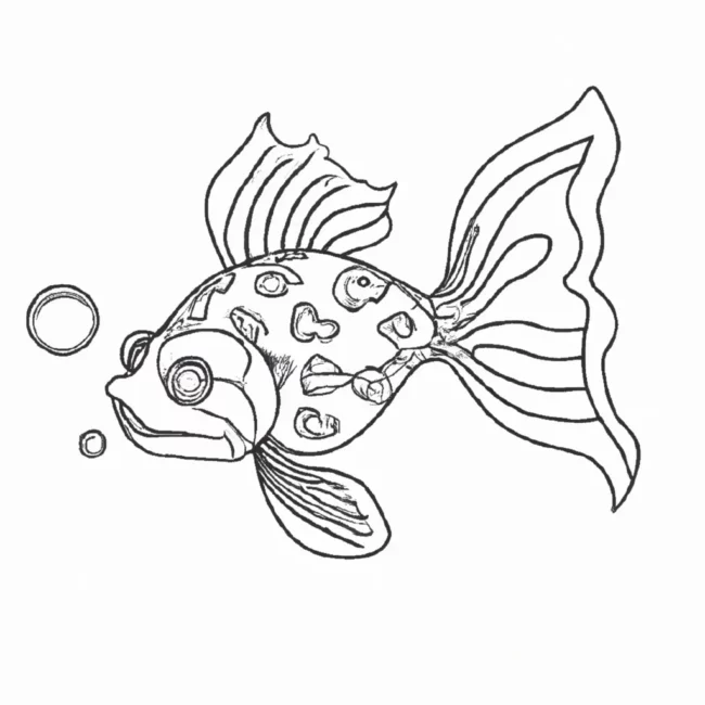 desenhos peixe bolha imprimir colorir gratis 5