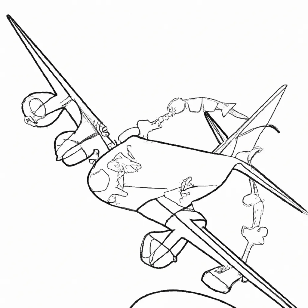desenhos tatuagem aviao imprimir colorir gratis