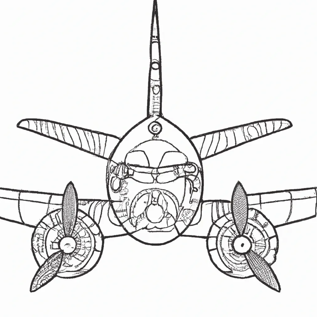 desenhos tatuagem aviao imprimir colorir gratis 1