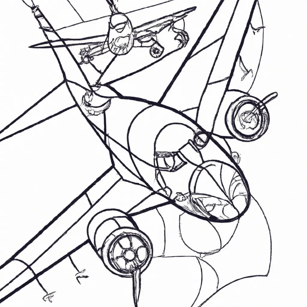 desenhos tatuagem aviao imprimir colorir gratis 6