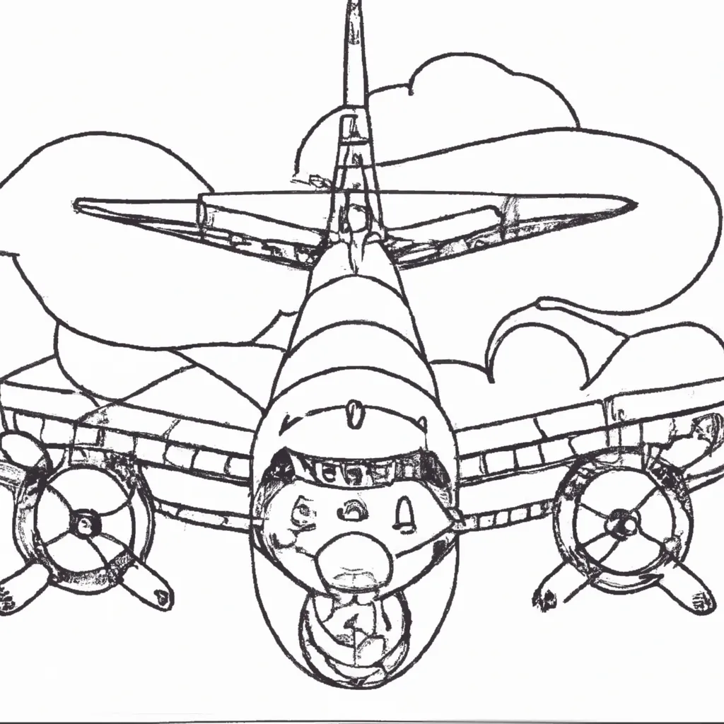 desenhos tatuagem aviao imprimir colorir gratis 7