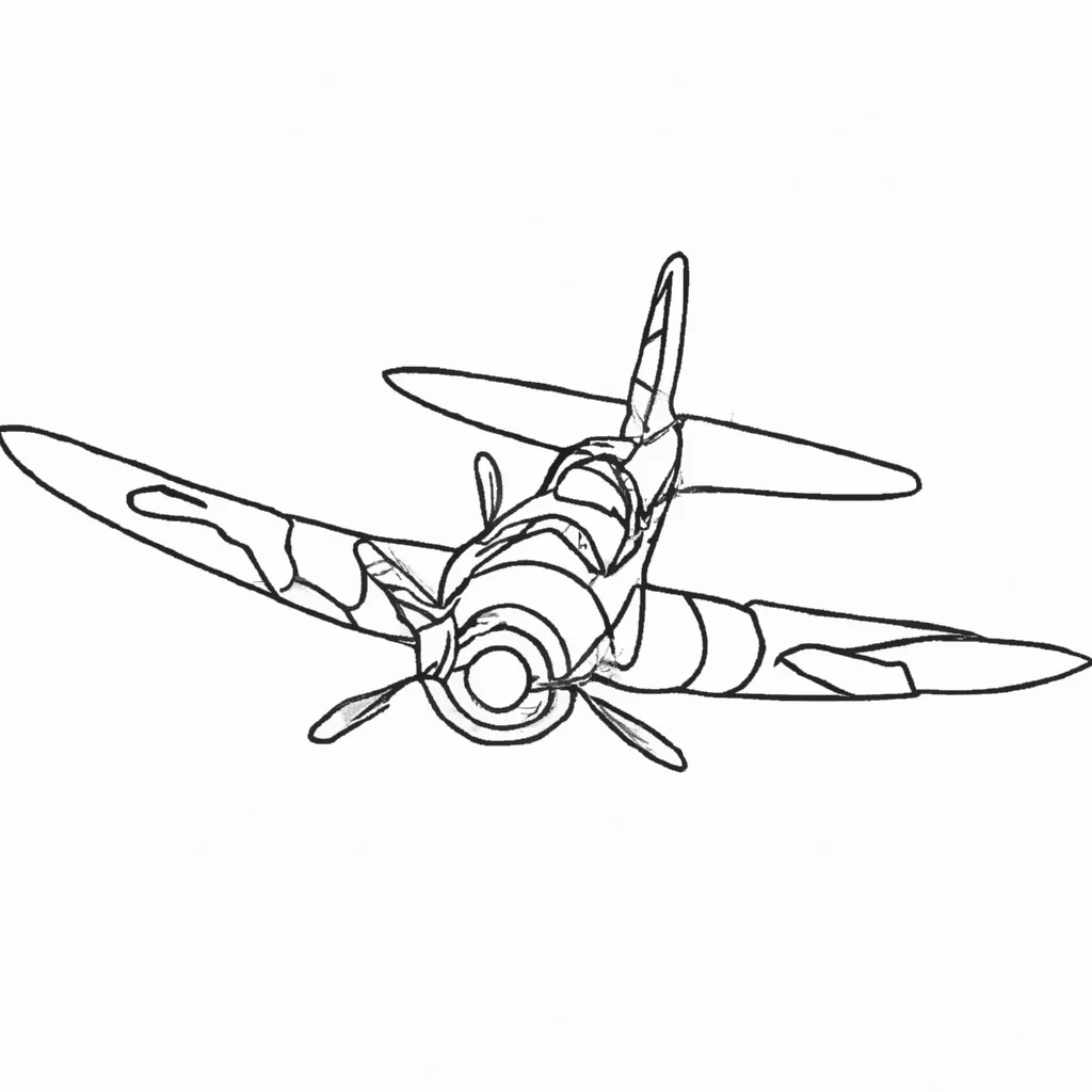 desenhos tatuagem aviao imprimir colorir gratis 8