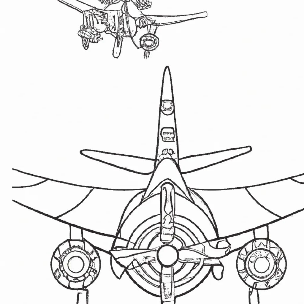desenhos tatuagem aviao imprimir colorir gratis 11