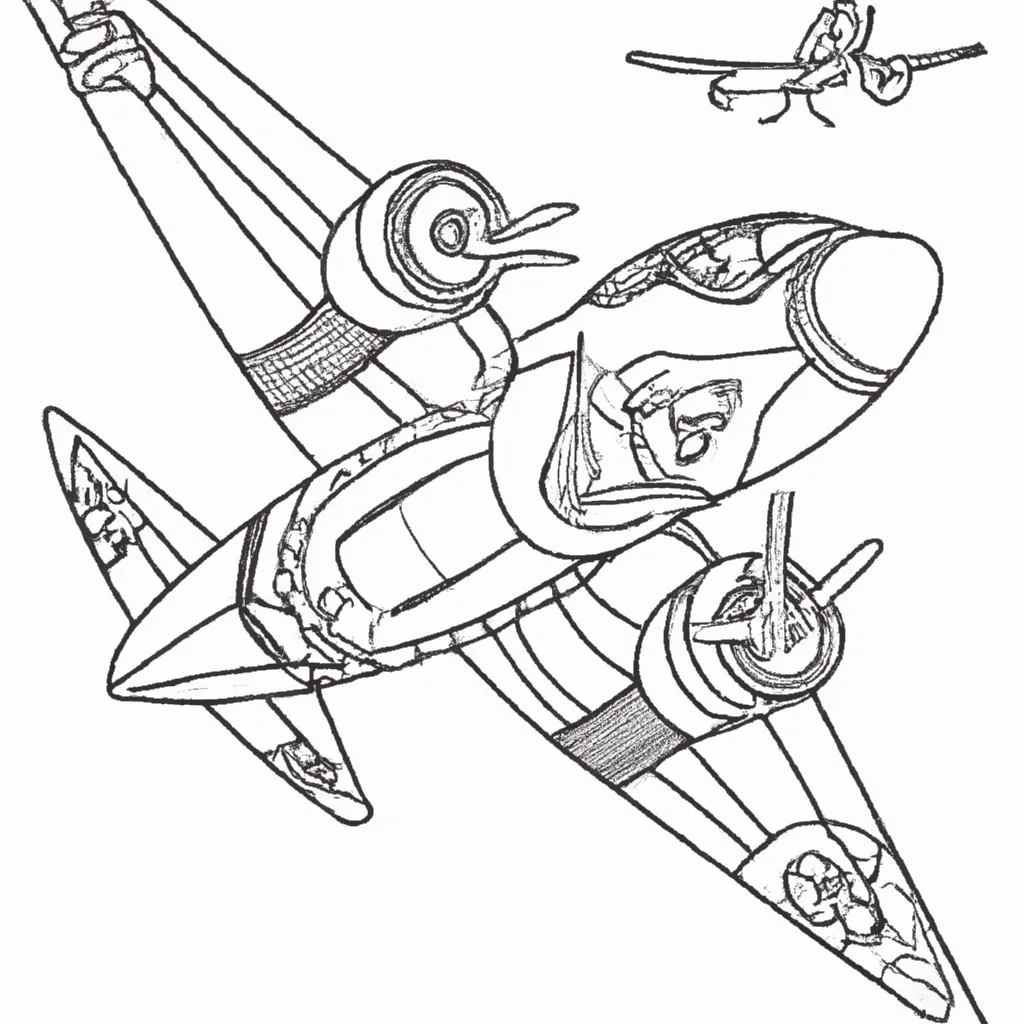 desenhos tatuagem aviao imprimir colorir gratis 13