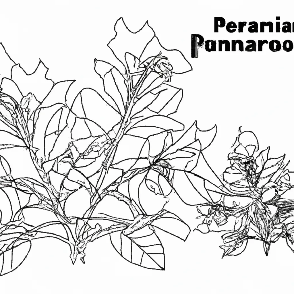 desenhos strobilanthes crispa imprimir colorir gratis 1