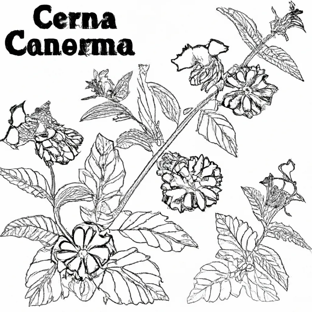 desenhos strobilanthes crispa imprimir colorir gratis 9