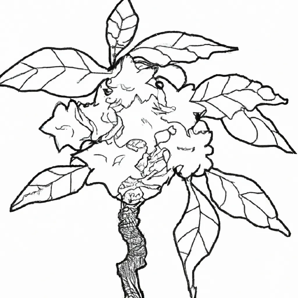 desenhos strobilanthes crispa imprimir colorir gratis 13