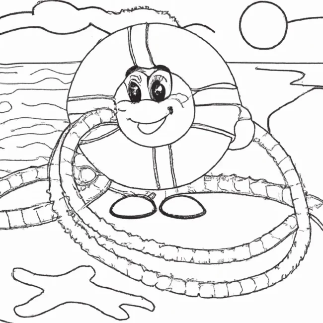 desenhos praia pneu imprimir colorir gratis 8