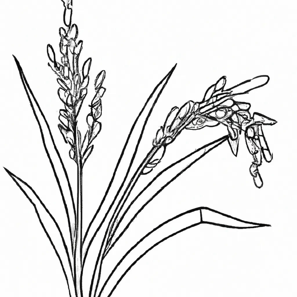 desenhos planta arroz imprimir colorir gratis 10