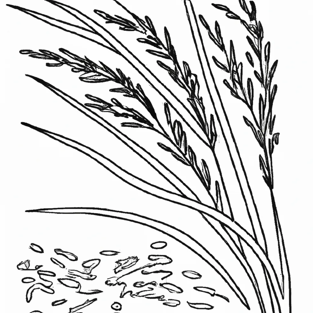 desenhos planta arroz imprimir colorir gratis 13