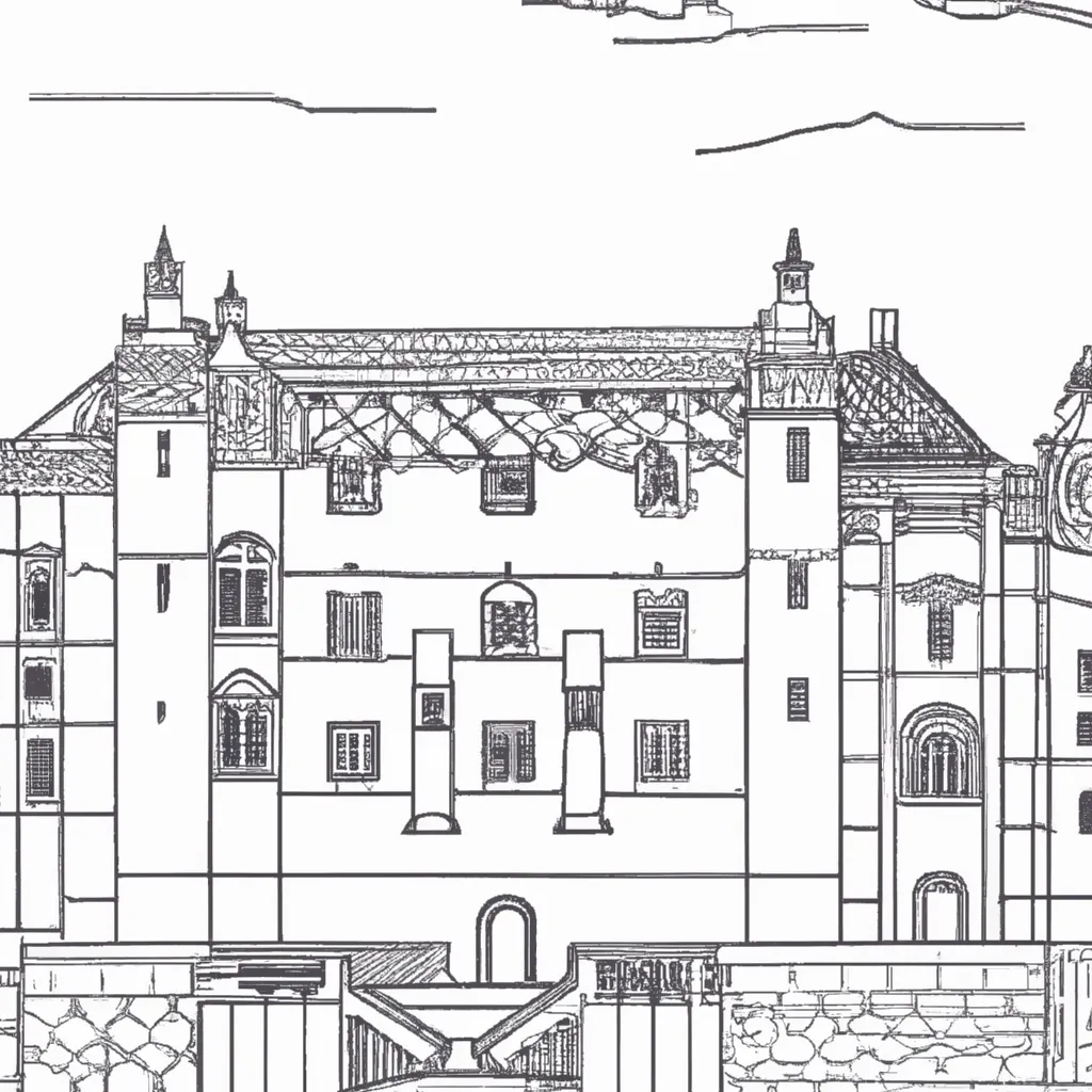 desenhos castelo bamburgh imprimir colorir gratis 1
