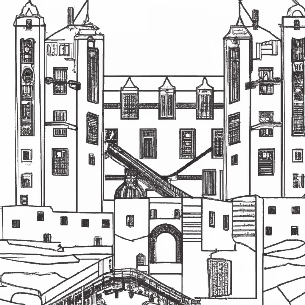 desenhos castelo bamburgh imprimir colorir gratis 4
