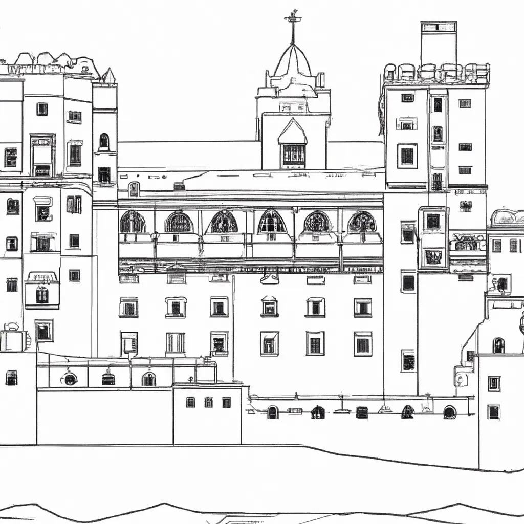 desenhos castelo bamburgh imprimir colorir gratis 7