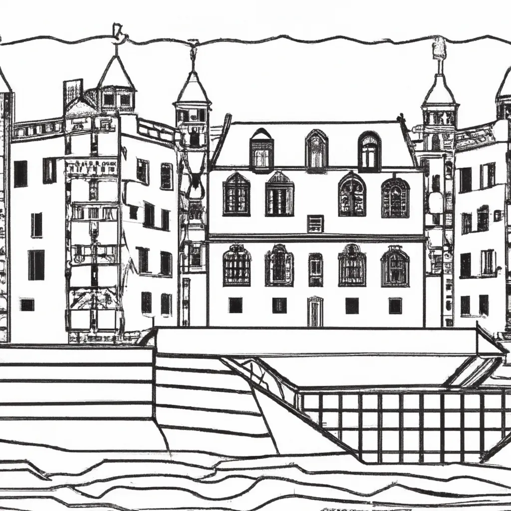 desenhos castelo bamburgh imprimir colorir gratis 13