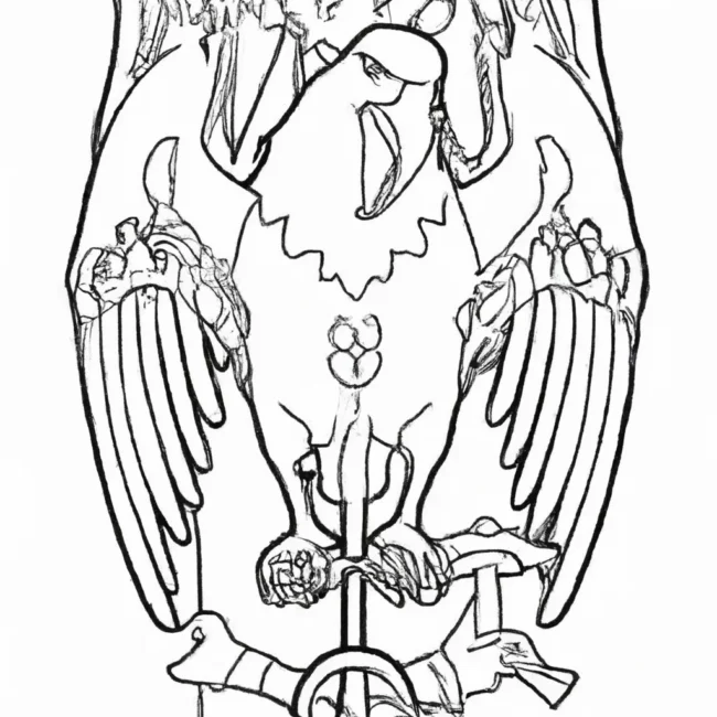 desenhos corvos odin imprimir colorir gratis 5