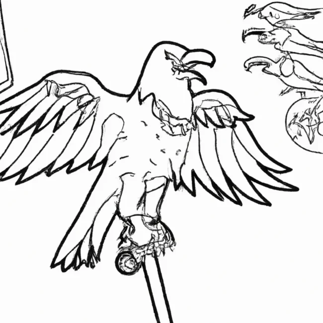 desenhos corvos odin imprimir colorir gratis 6